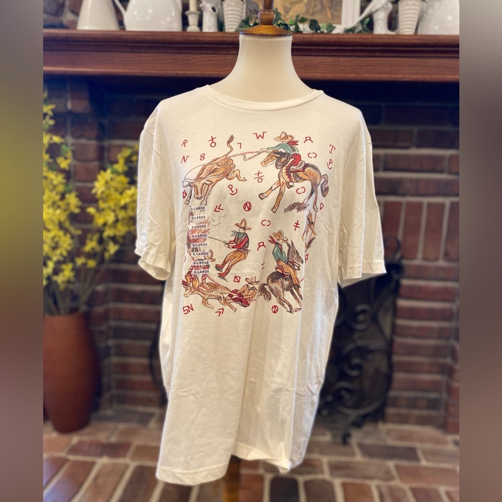NWT Cowboy Roundup XO graphic tee